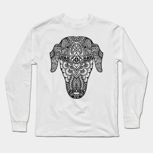 Borzoi Mandala Long Sleeve T-Shirt